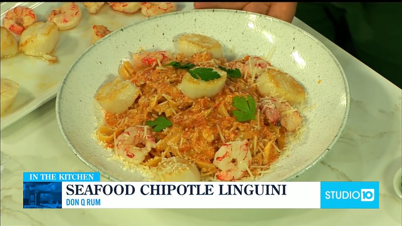 Seafood Chipotle Linguini