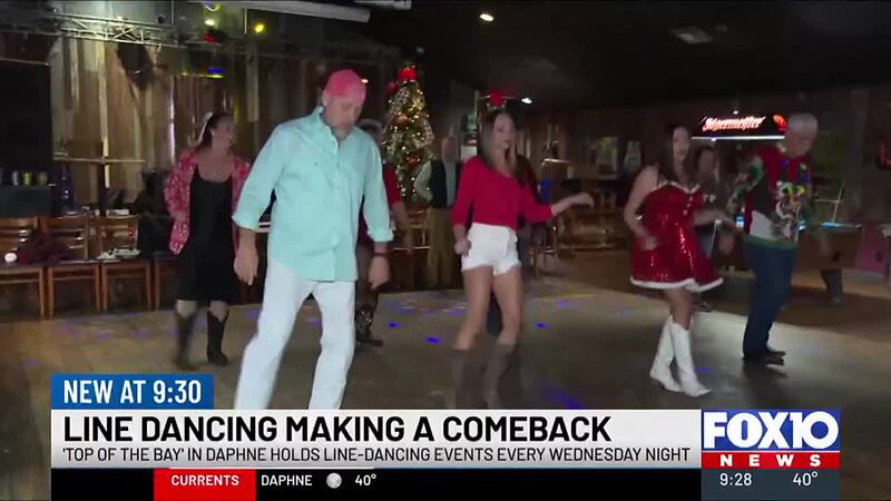 Line dancing is making a comeback across the nation, including right here on the Gulf Coast....