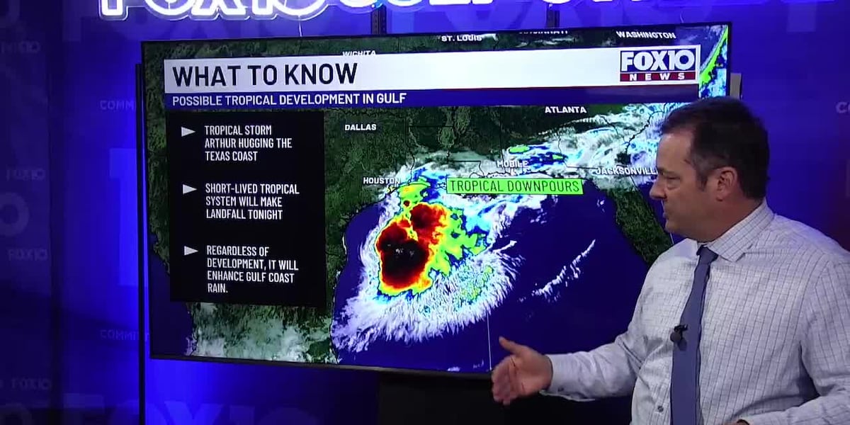 Tropical Storm Arthur will bring significant flooding threat for Mobile and Pensacola