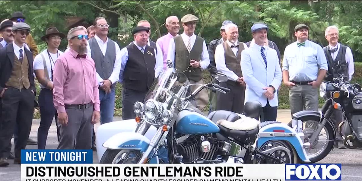 Distinguished Gentleman’s Ride for men’s health unites classic-inspired motorcyclists