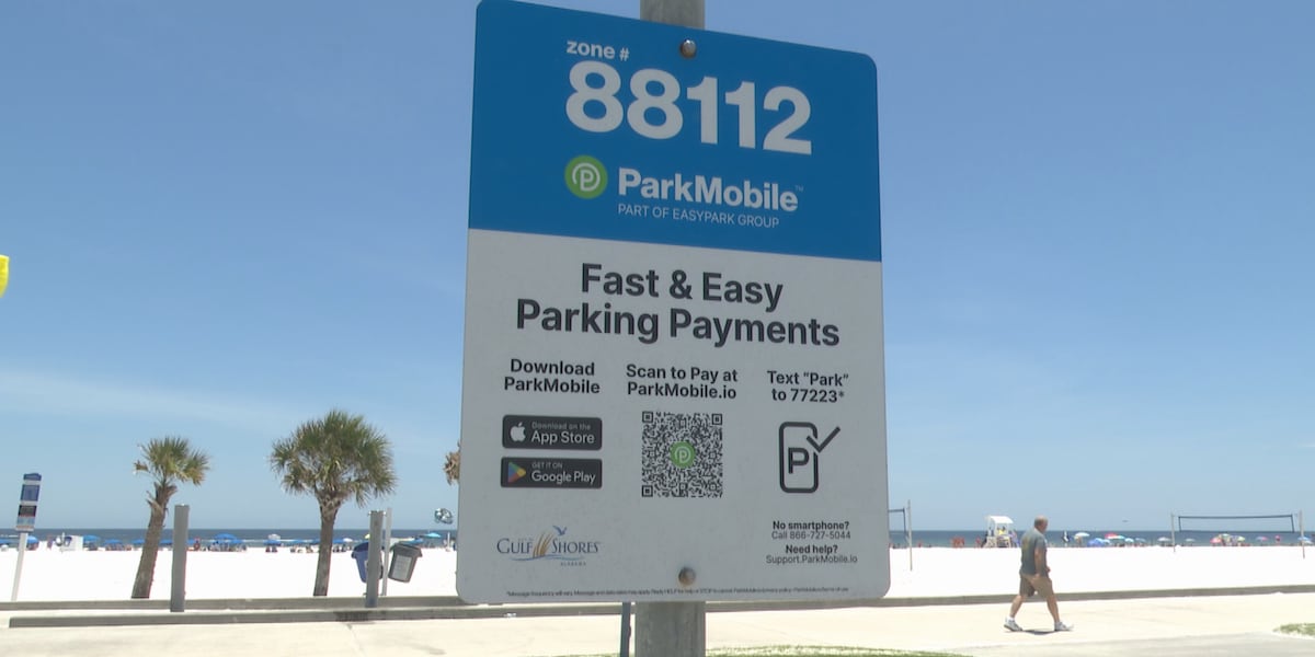 Gulf Shores beach parking fees changing July 1