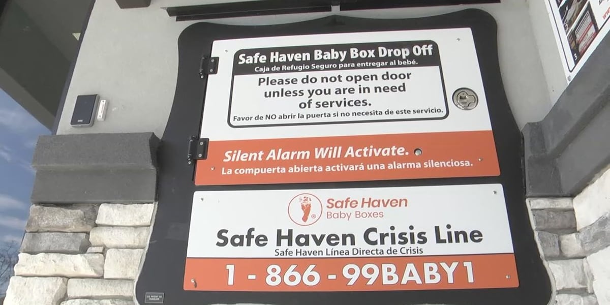 Shbb Safe Haven Baby Box added to fire station in Crichton