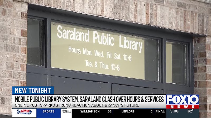 A social media post about reduced hours and services at the Saraland library prompted a...