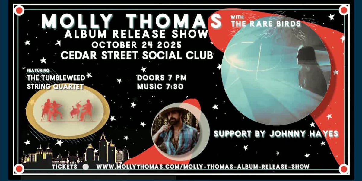 Molly Thomas to host album release show for “Tumble Home”