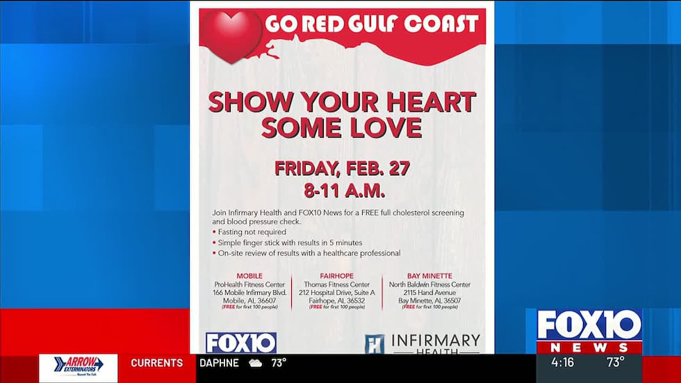 Jill Ricks with Infirmary Health’s Fitness and Rehab Services discusses the health event set...