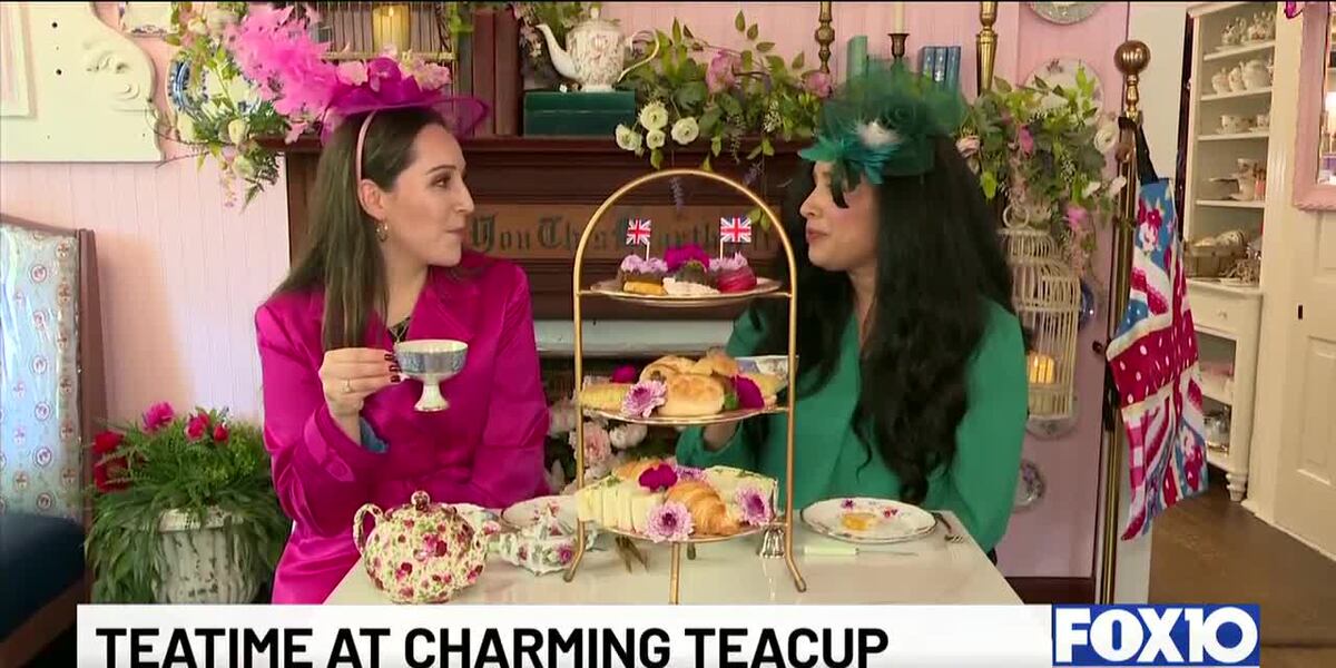 Rachel Tea Time Teatime at Charming Teacup