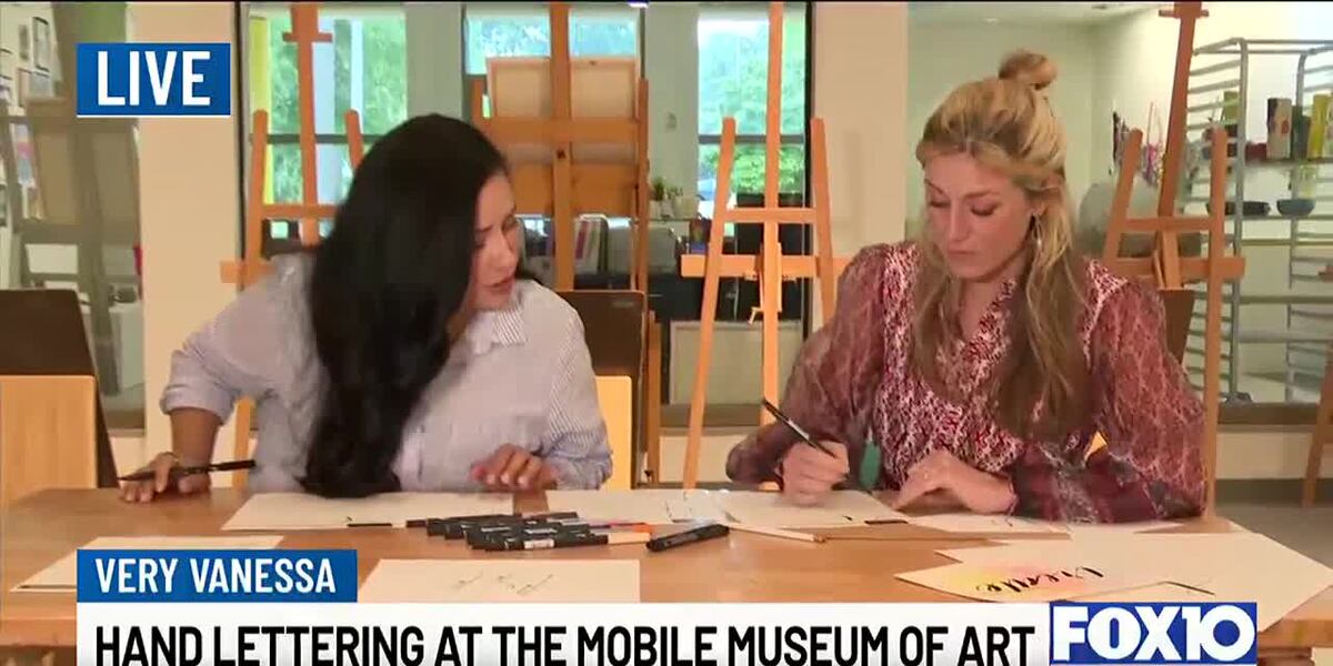 A Hand Lettering Class at Mobile Museum of Art