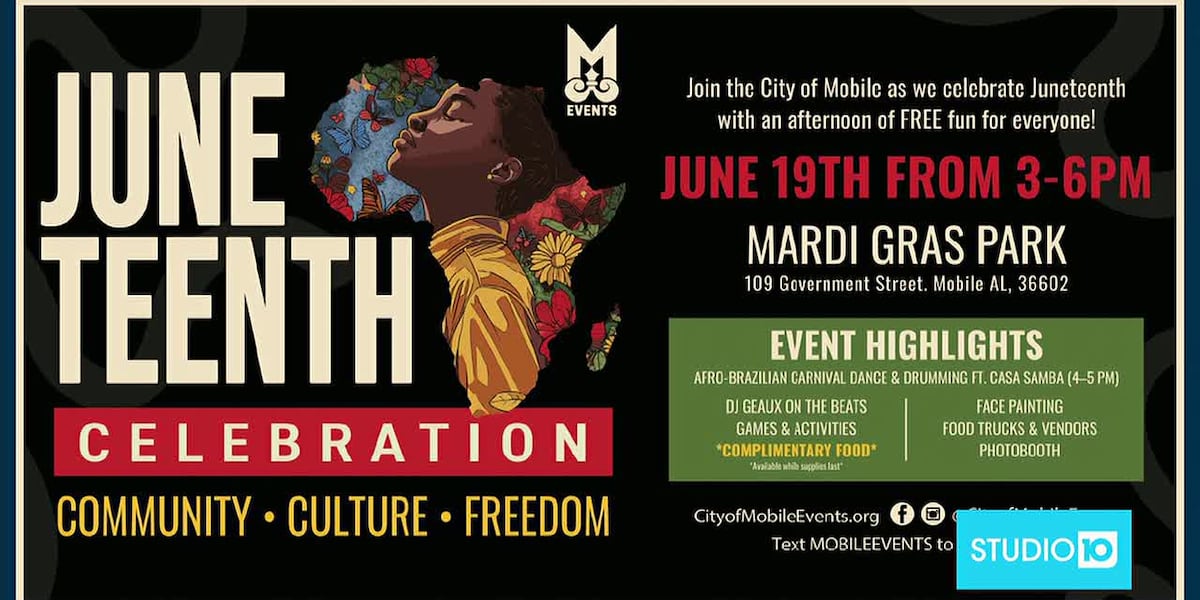 City of Mobile events for the month of June