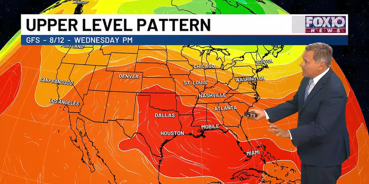 Dangerous heat wave builds across the Gulf Coast