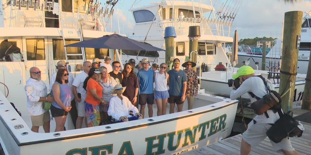 Tuscaloosa man with terminal cancer gets deep-sea fishing wish granted