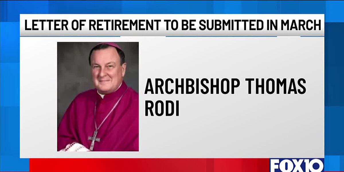 Christopher Rodi Ca Archbishop Rodi announces plans to retire
