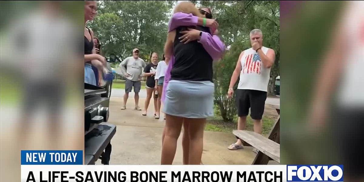 ‘Truly blood sisters’: Mobile donor meets woman whose life she saved through bone marrow donation