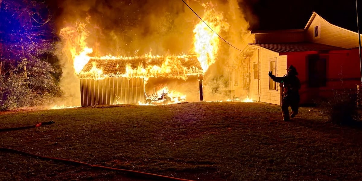 Officials say fire in NW Florida believed to be fireworks related