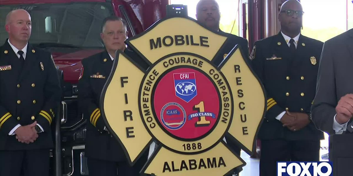 Mobile Fire-Rescue receives international accreditation status