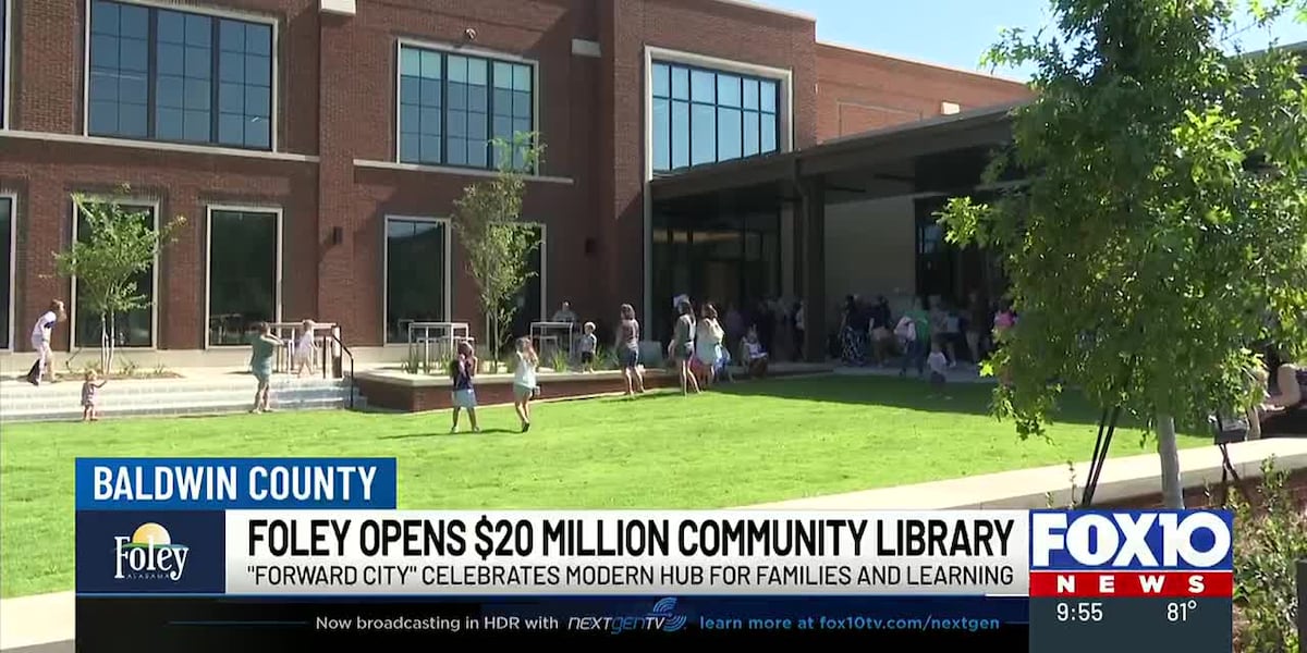 Foley opens $20 million community library