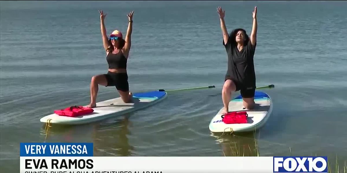SUP Yoga with Pure Aloha Adventures Alabama