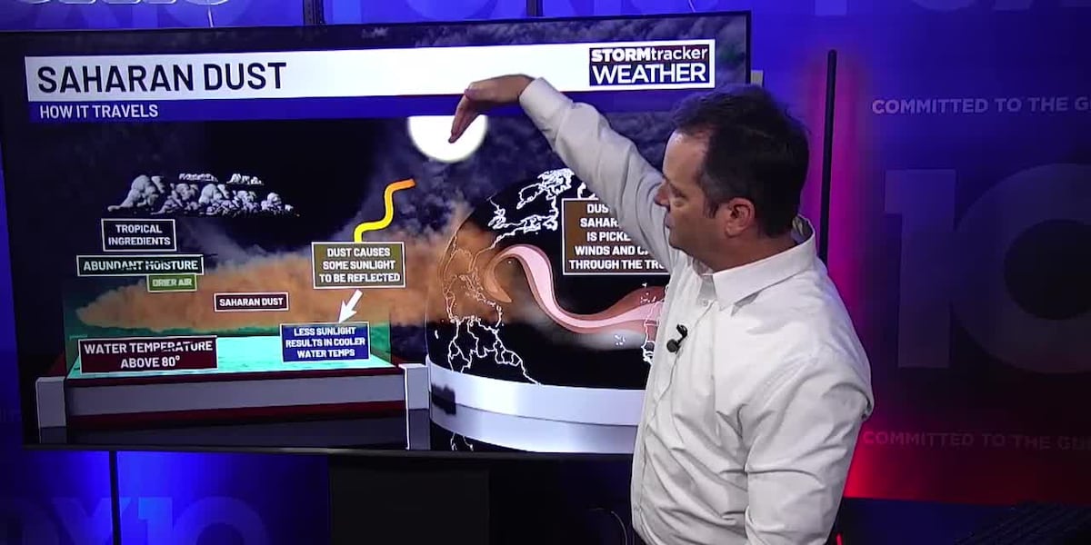 Saharan dust returns to the Atlantic