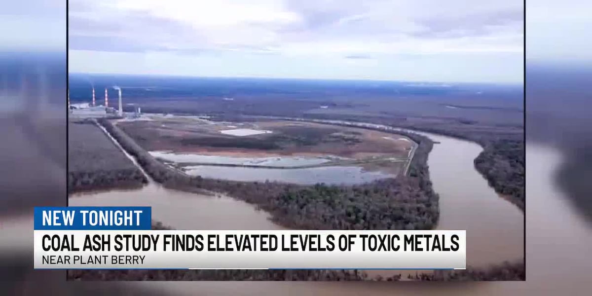 Toxic metals near Mobile County power plant on par with Tennessee coal ash spill, study shows
