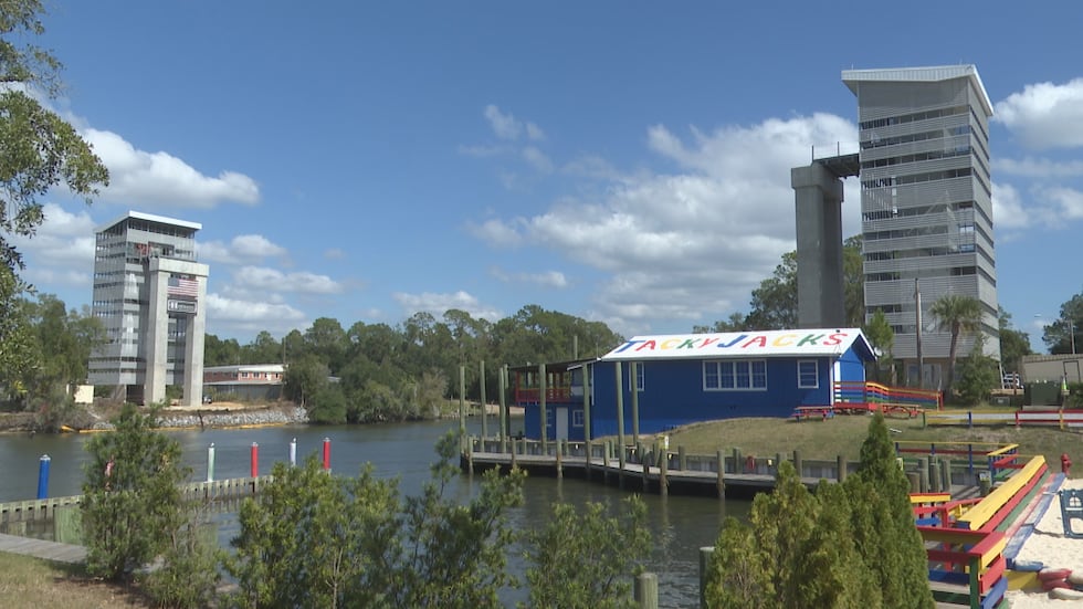 The Pedestrian Bridge towers are near completion, and work on the plazas is set to begin