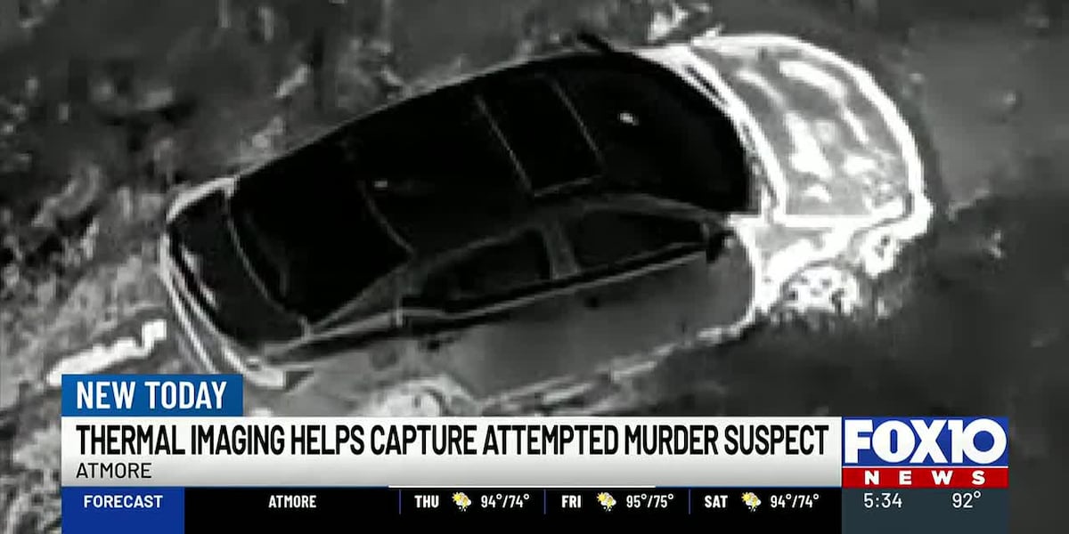 Atmore Police: Driver fires a gun during chase before drone finds him hiding in a cow pasture