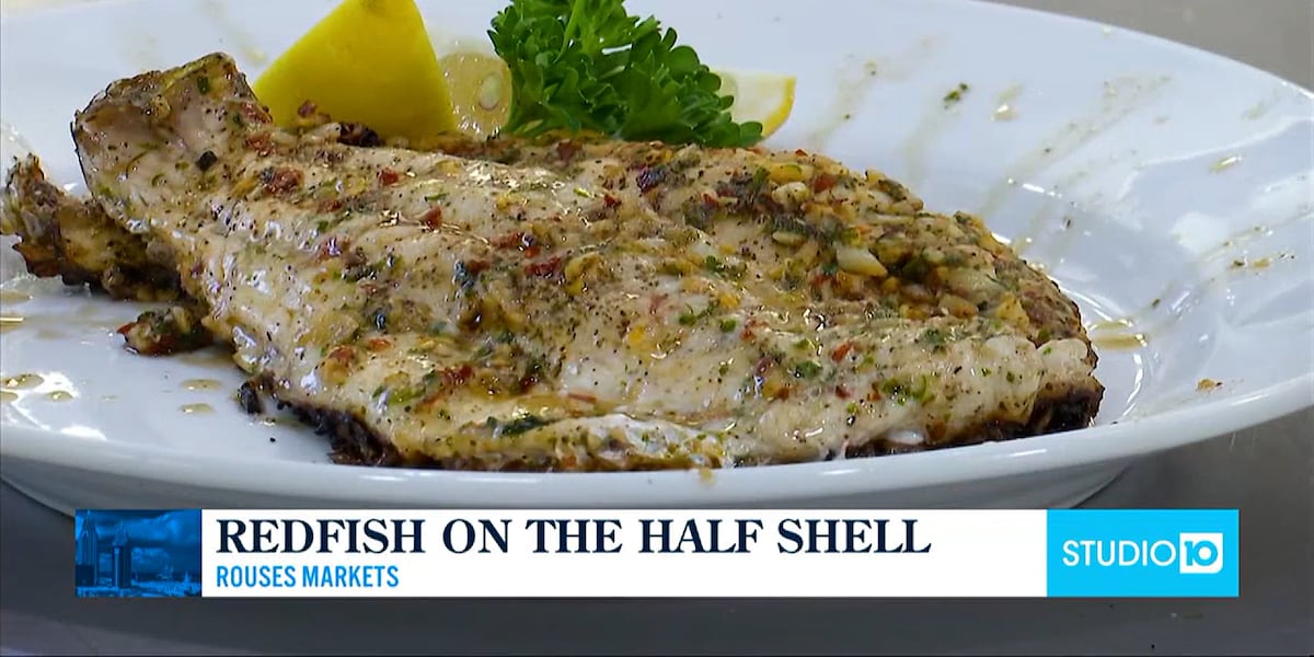 Recipe: Redfish on the Half Shell