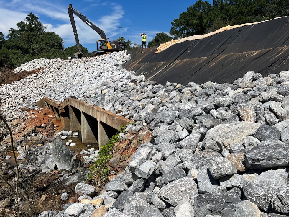 Drop Inlet With Rip Rap Fairhope motorists should expect more lane closures as ALDOT finishes ...