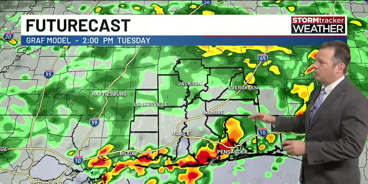 Tropical moisture increasing, heavy rain threat continues