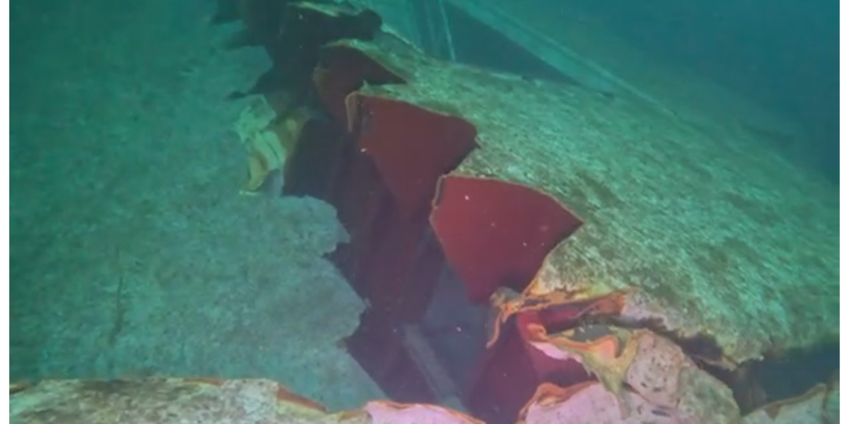 Diver documents damage to Argosy VI reef off Alabama coast