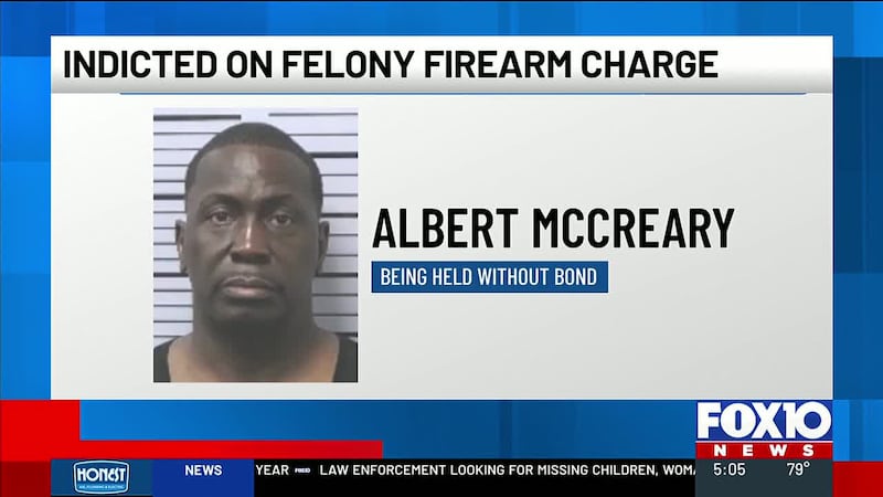 Prichard Code Enforcement Officer indicted on felony firearm charge