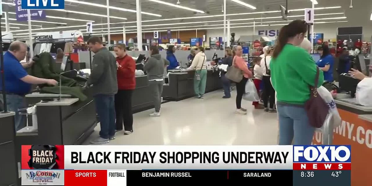 Black Friday shoppers hit stores early in Mobile despite online shopping trends
