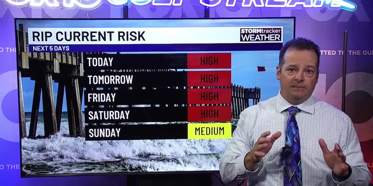 Dangerous surf and rip currents expected through Saturday