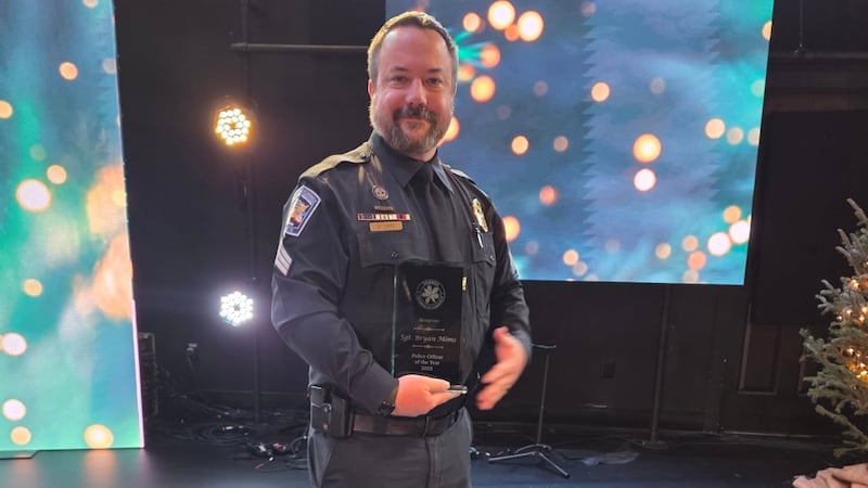 According to a post on the Semmes PD Facebook page, Bryan Mims was named officer of the year...