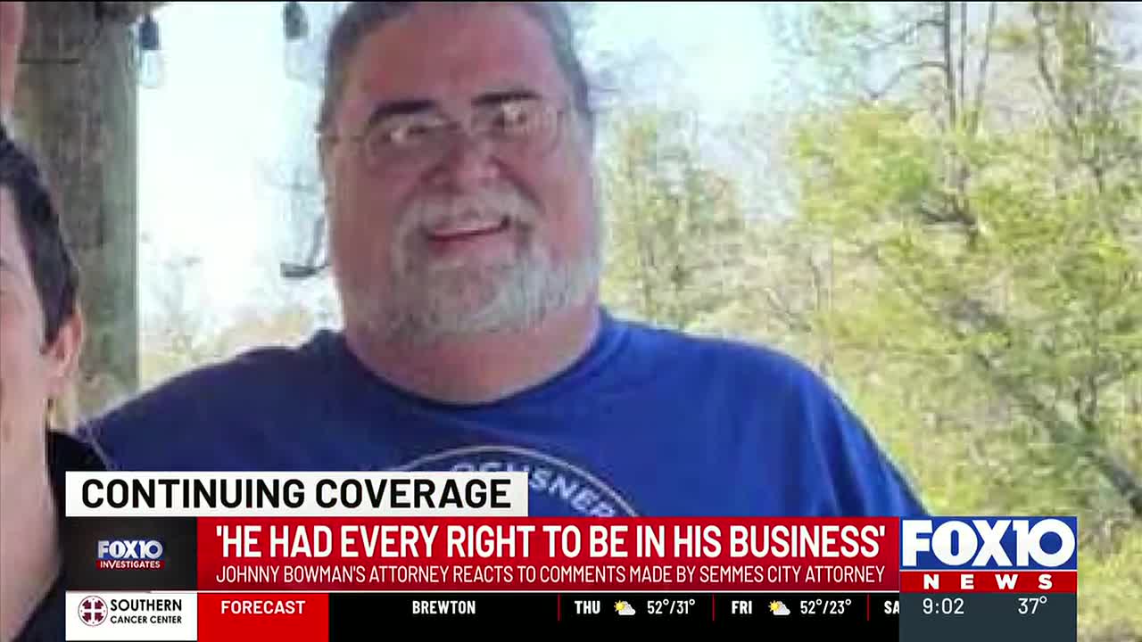   They appear to be hiding behind the grand jury proceedings : Attorney for Johnny Bowman Jr reacts to comments made by Semmes city attorney