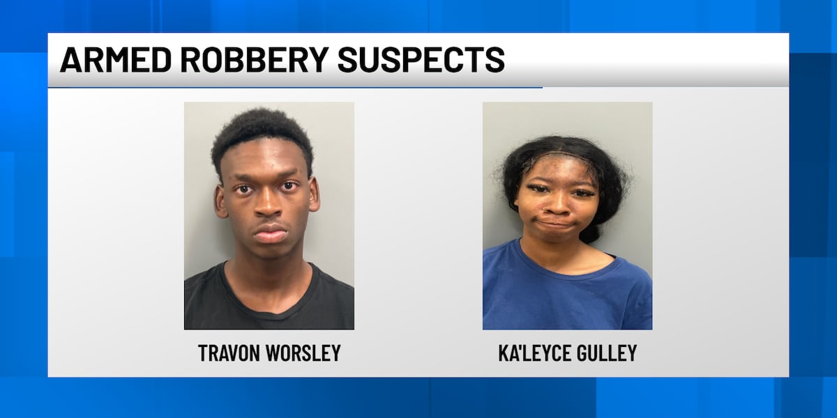 Two arrested after armed robbery at Daphne shopping center; two suspects still sought