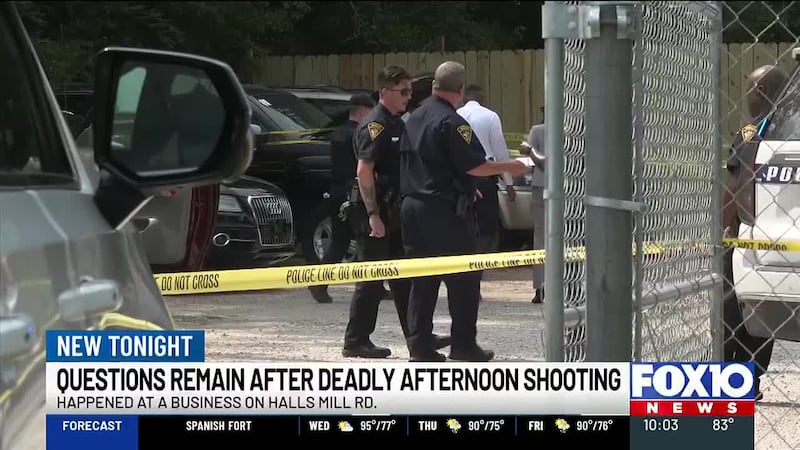 Deadly shooting in broad daylight on Halls Mill Road; Mobile police still investigating