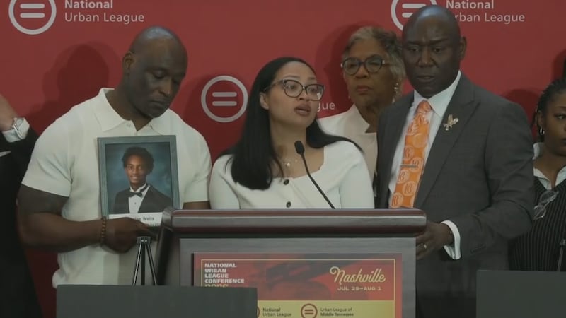 Civil rights and personal injury attorney Ben Crump held a press conference at the National...