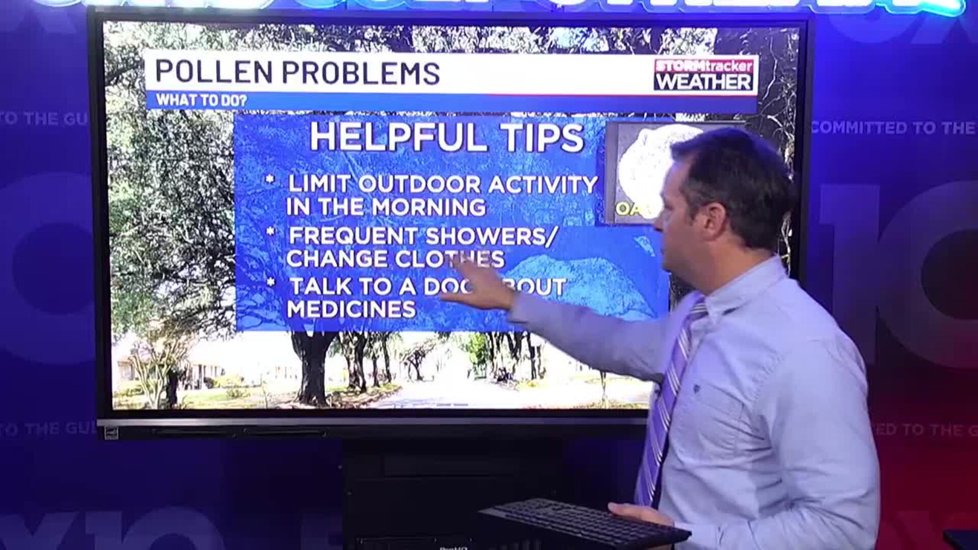 NEXT WEATHER: Spring means increasing pollen count