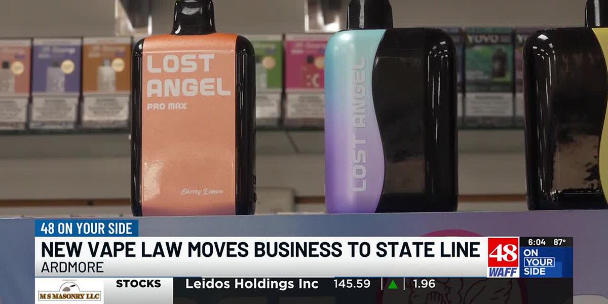 New Alabama vape law pushes business across state line New Alabama vape law pushes business across state line