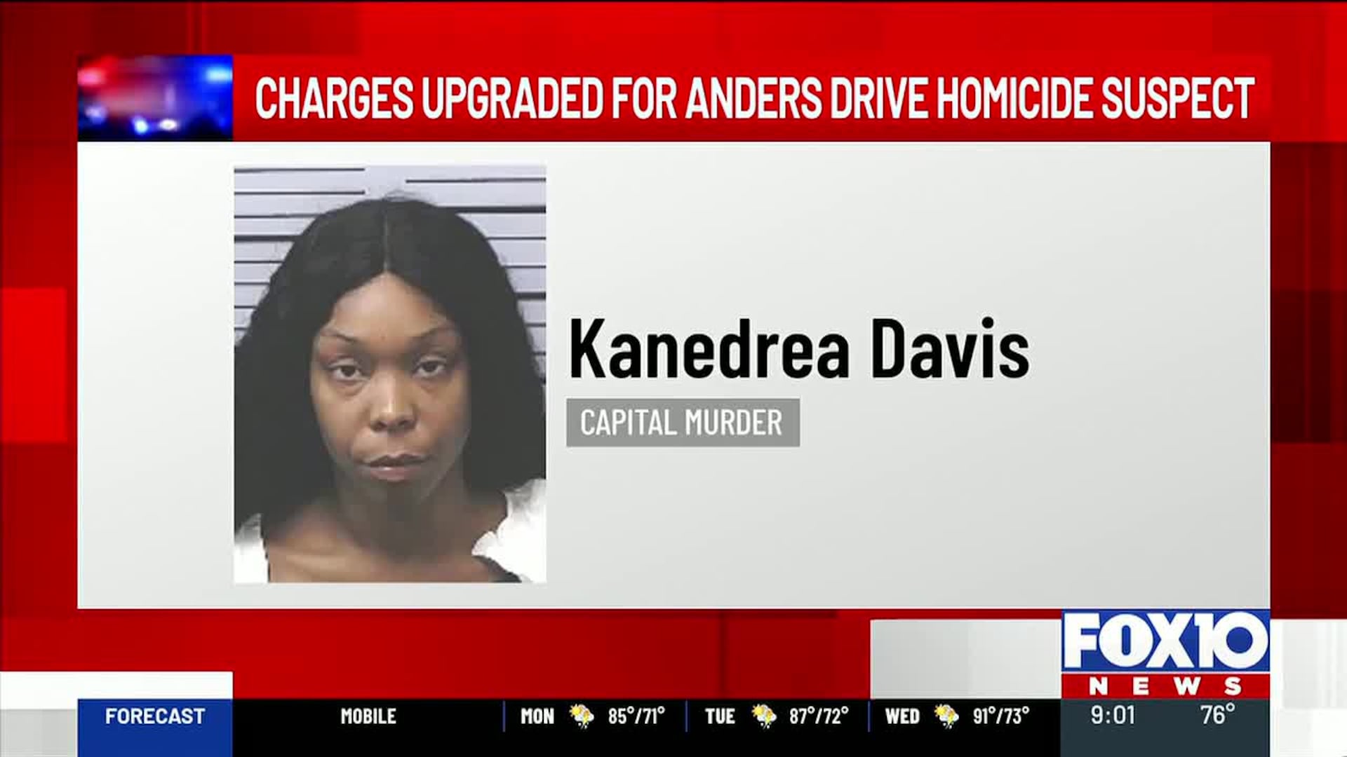 Charges upgraded for Anders Drive homicide suspect, prosecutors say