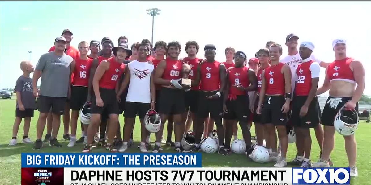 St. Michael goes undefeated to win Daphne 7-on-7 tournament