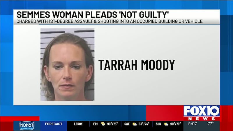 Tarrah Moody faces charges after prosecutors say she shot a man.