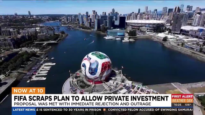 FIFA President Infantino abandoned his divisive plan to sell World Cup profits to private...
