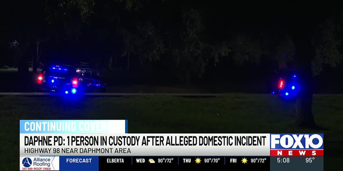 Coverage image for: Daphne chase, manhunt ends in arrest