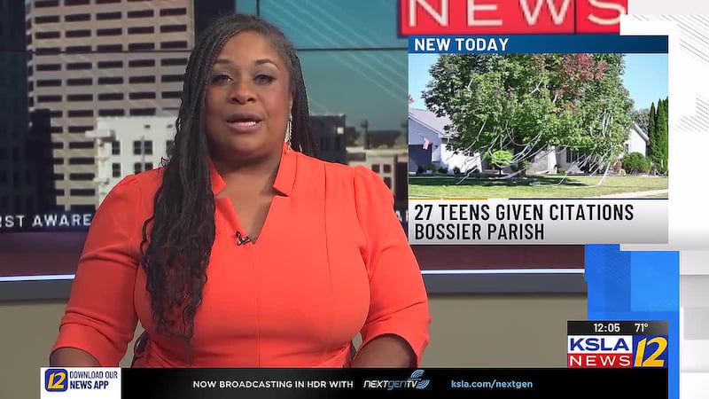 27 teens were given citations in Bossier Parish for disturbing the peace.