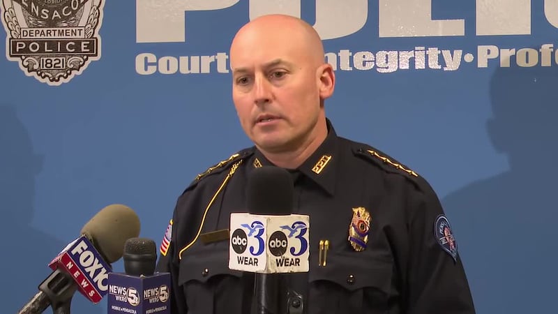 Pensacola officials hold briefing on former officer arrested a second time