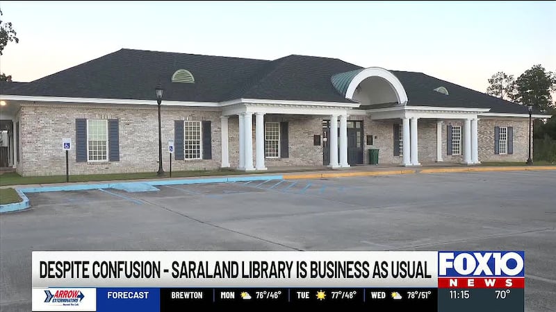 Saraland library open on normal schedule after weekend hours confusion