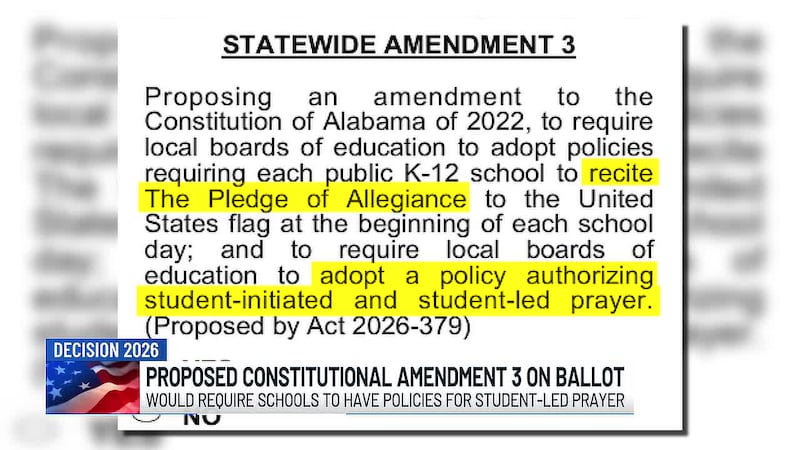 Alabama voters will have the final say on four proposed changes to the state’s constitution.