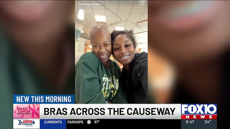 Bras Across the Causeway: Self examination helps local woman with early breast cancer detection