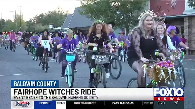 Fairhope Witches Ride benefits Baldwin Humane Society
