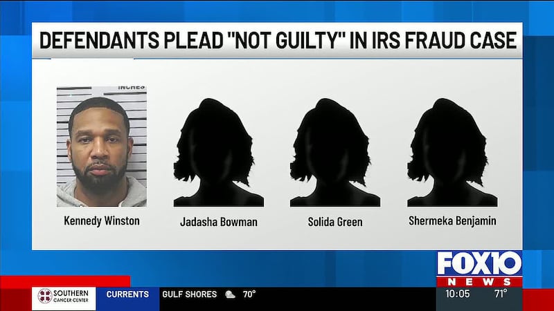 4 defendants plead not guilty in IRS fraud case
